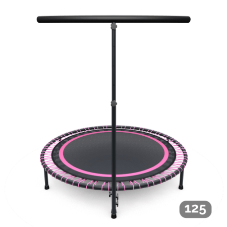Fitness trampoline roze