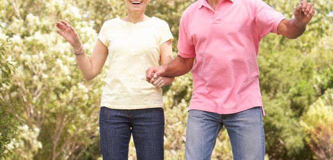 trampolinespringen tegen botontkalking