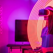 virtual reality fitness trampoline